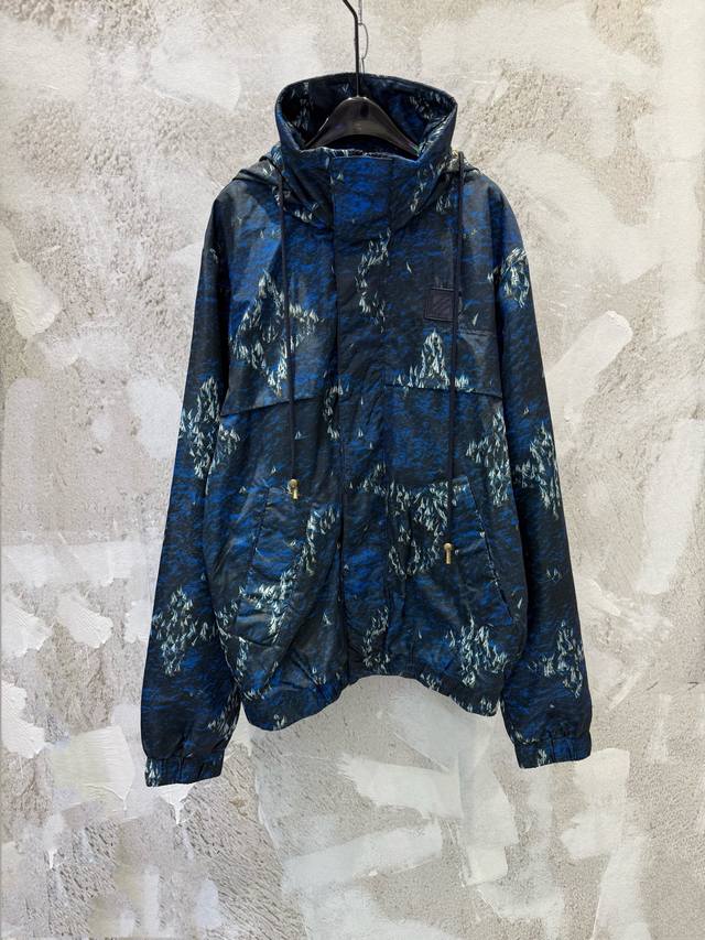 LV Correct Version Louis Vuitton 25Fw New Monogram Sailing Ship Print Windproof