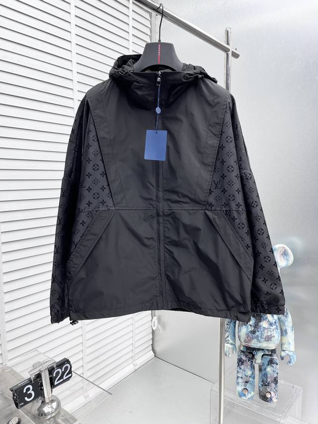 LV*2025Ss Autumn/Winter New Men's Jacket, Reversible, Original Single Item with