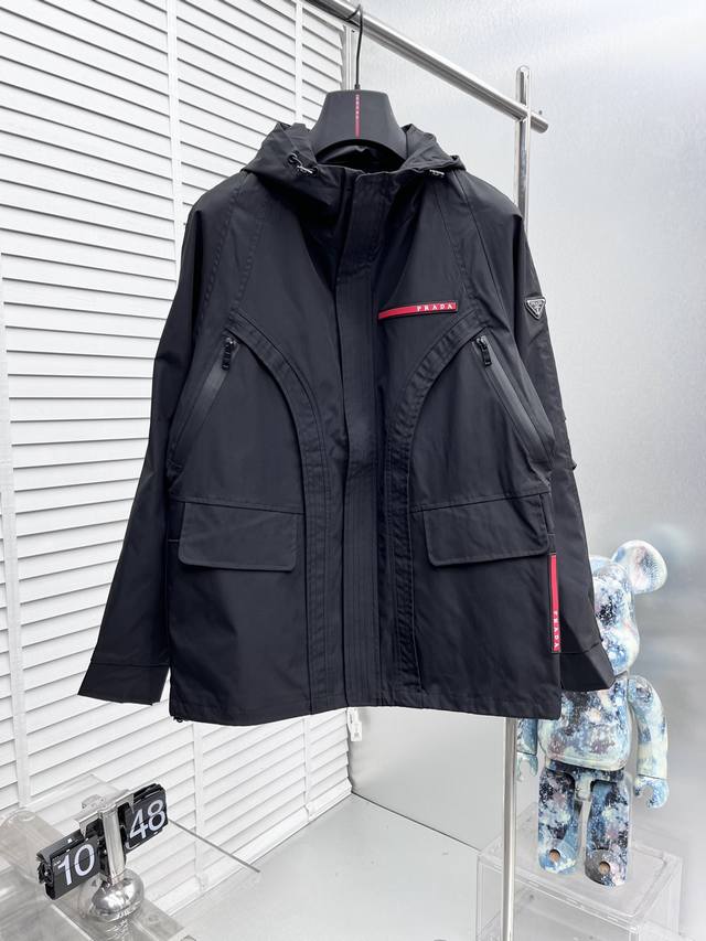 prad* 2025 Autumn/Winter New Men's Jacket, custom-made from boutique fabric with