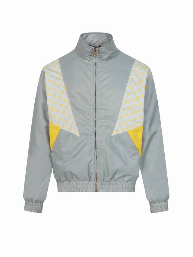 Louis Vuitton Color Block High-Neck Zip-Up Jacket Authentic: Purchased for 27200