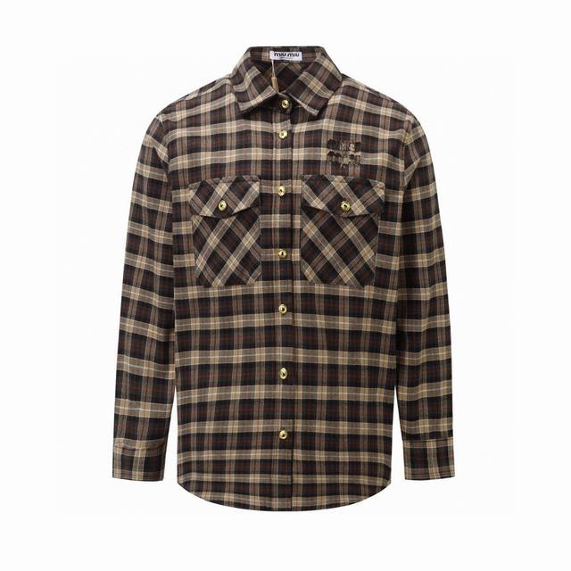 Official 1:1 Original Quality Miumiu 24Fw Autumn/Winter New England College Styl