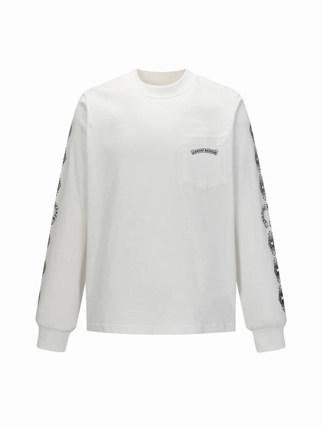 Come Hearts Chrome Hearts Large Cross Sword Floral Long-Sleeve T-Shirt. A must-h