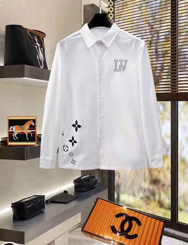 Lv High-end Casual Series! 2025 Early Autumn New Arrival - Casual Long-Sleeve Sh