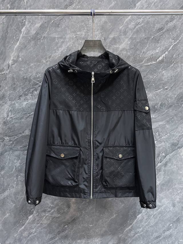 Louis Vuitton LV 2025 Spring New Casual Jacket, latest fashionable casual zip-u