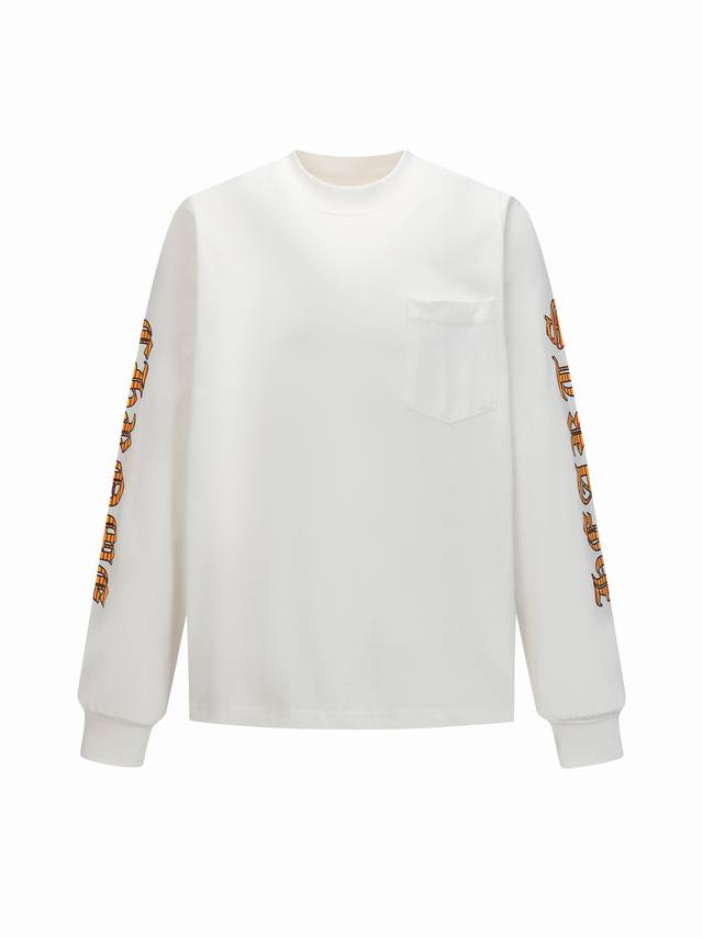 Come Hearts Miami Collaboration Crew Neck Printed Long-Sleeve T-Shirt. A must-ha