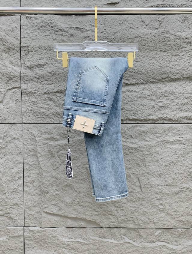 Chrome Hearts Men's Denim Jeans, officially announced in the catalog and poster