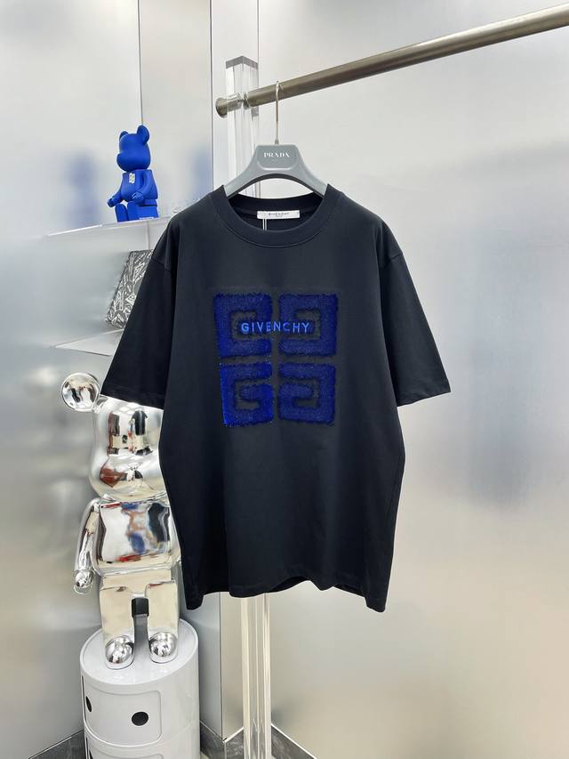 Gvc Givenchy 2025 Summer New Embroidered Toothbrush Embroidered Letter Print Log