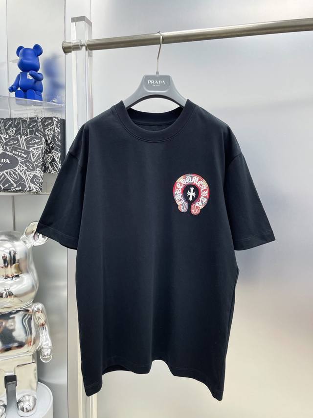 Ch Chrome Hearts 2025 Summer New Limited Edition Short-Sleeve T-Shirt with Embro