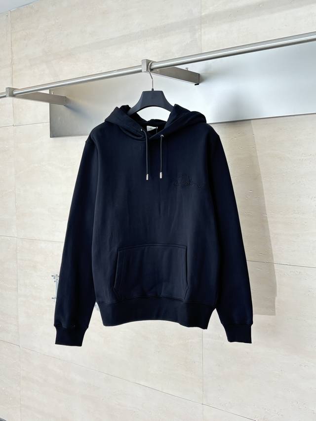 Dio* Spring 2016 New Cd Ribbon Logo Crew Neck Hooded Sweatshirt. Featuring a com