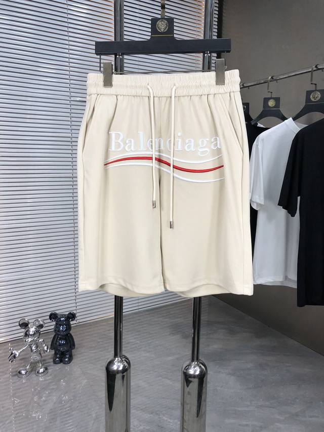 Balenciaga High-End Shorts Series 2025 Spring/Summer New Men's Fashion Casual S