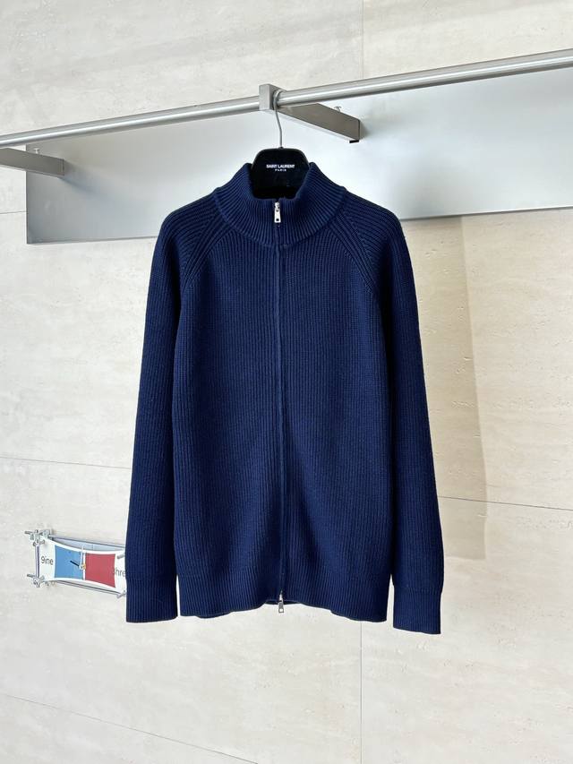 Maison Margiel* Maison Margiel Mm6 Back Four-Corner Zipper Knit Jacket New autum