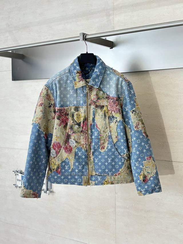 LV Louis Ss24 Floral Rose Appliqu
