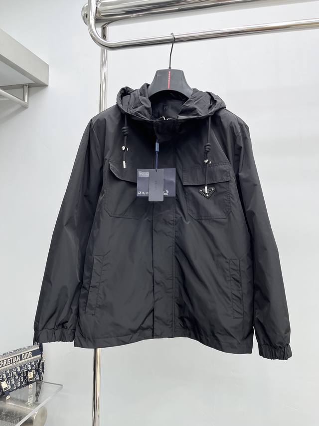 prad* 2025 Autumn/Winter New Men's Jacket, original single-piece with complete t