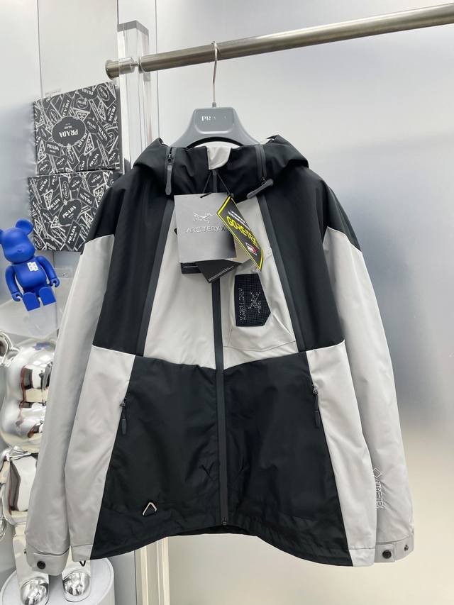 Arc Arc'teryx 2025 Autumn/Winter New Patchwork Color Block Embroidered Letter Lo