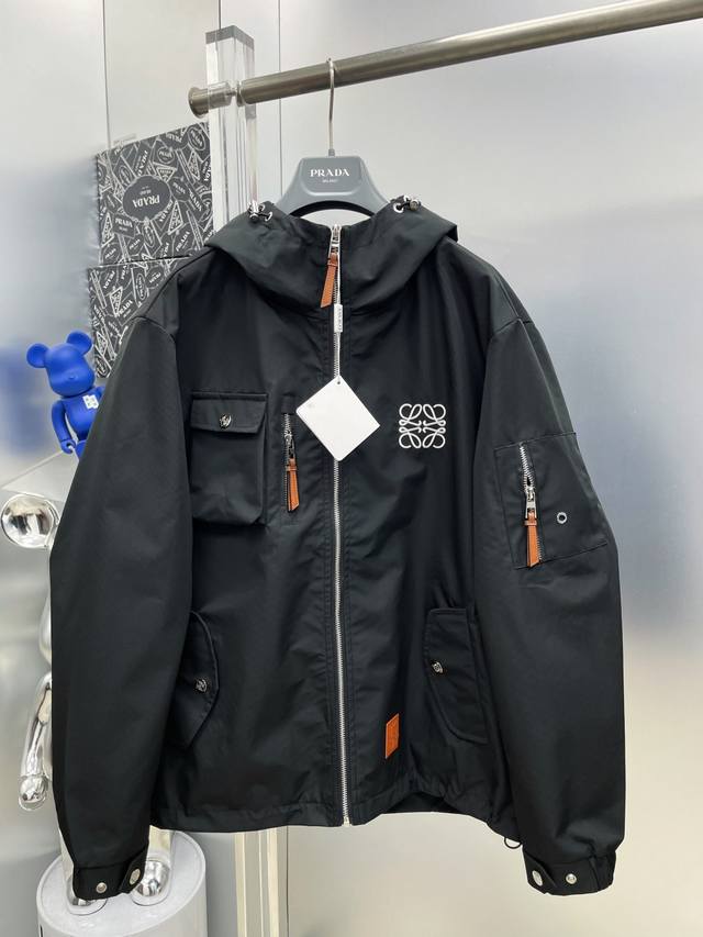 Loe Welsh 2025 Autumn/Winter New Embroidered Letter Logo Jacket, Trench Coat, Ho