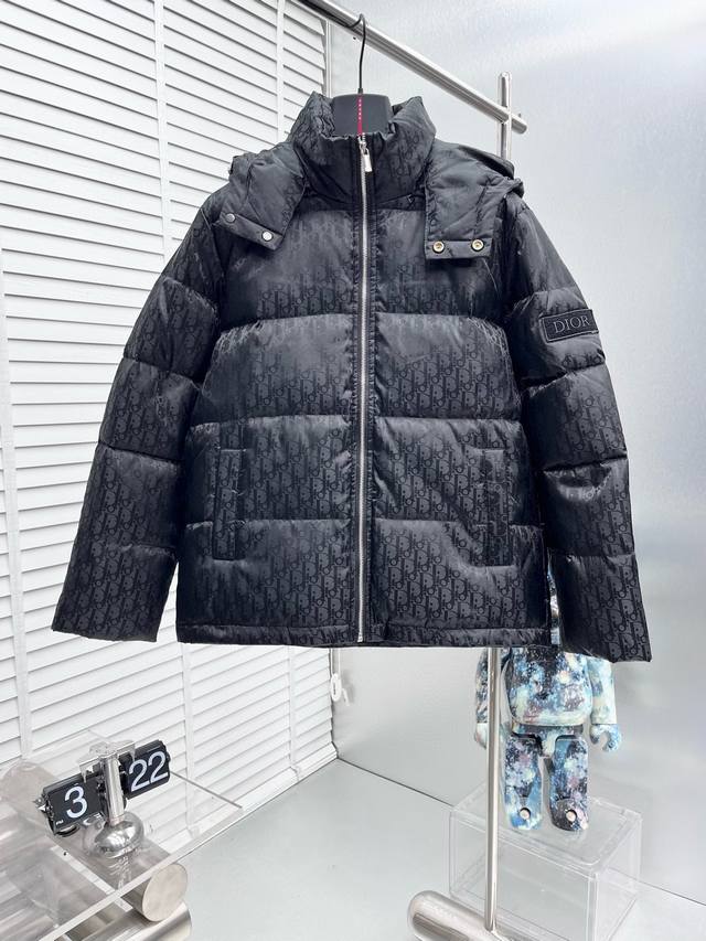 Dior 2025Ss Winter New Down Jacket. Filled with 90% white duck down (national s
