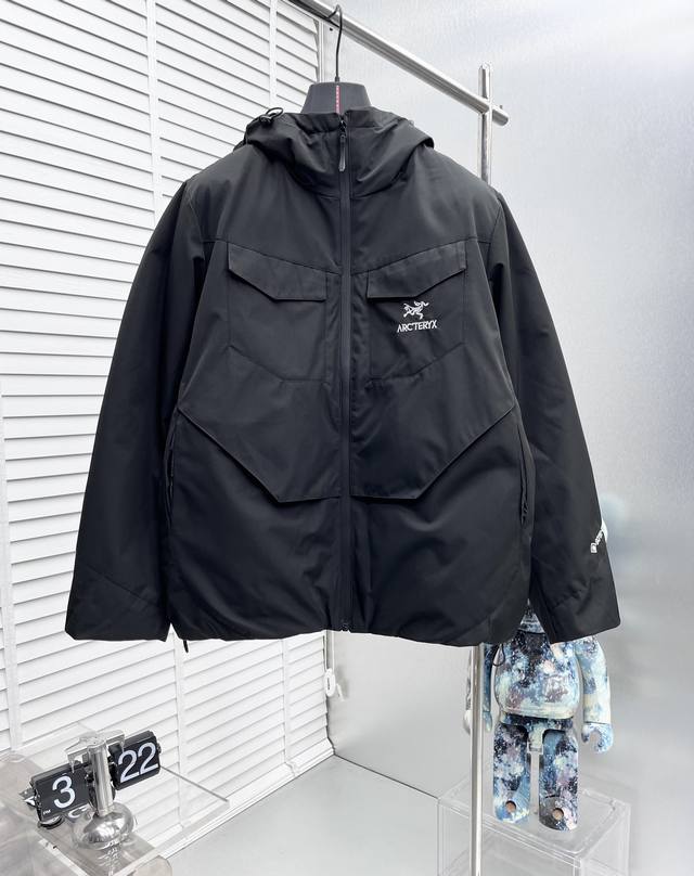 Arc* Arc'teryx 2025Ss Winter New Style Cut-out Patchwork Down Jacket Filled with