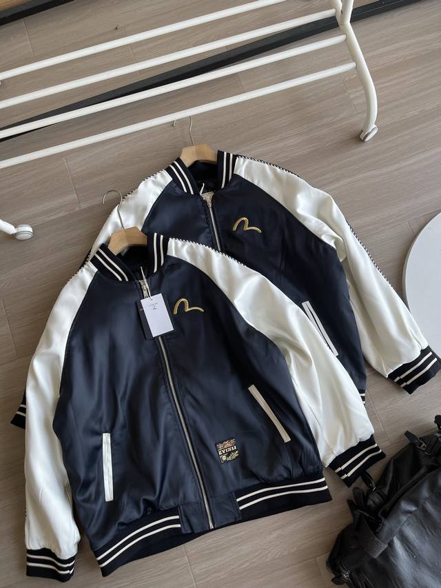 Evisu Fukujin 25 Autumn/Winter Fuji Ukiyo-e Embroidered Yokosuka Cotton Baseball