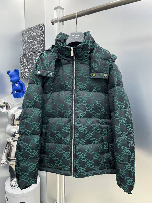 Fen*Fendi 2025 Autumn/Winter New Style Down Jacket with All-over Print Monogram