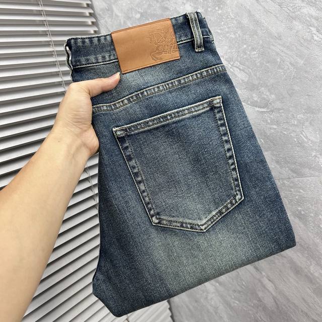 Burberry Men's Denim Jeans, officially announced in the catalog and posters! Ma