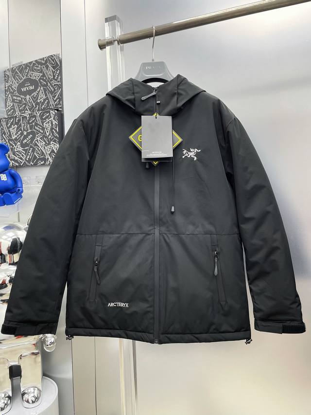 Arc Arc'teryx 2025 Winter New Zipper Print Embroidered Logo Down Cotton Jacket H