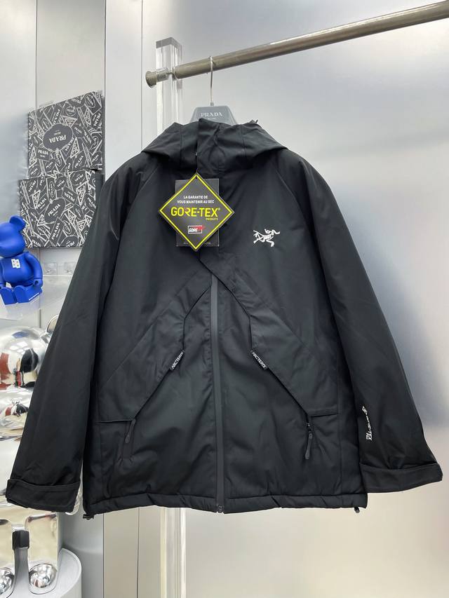 Arc Arc'teryx 2025 Winter New Workwear Print Letter Embroidered Logo Down Cotton