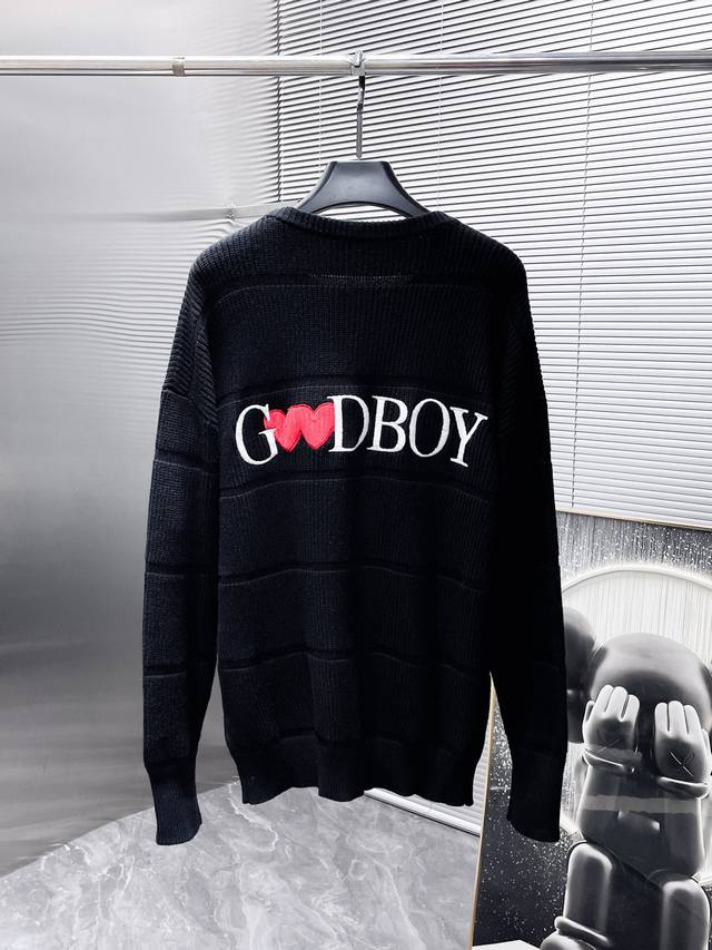 Autumn/Winter New Wool Blend Crew Neck Long Sleeve Sweater, High-End Version! C