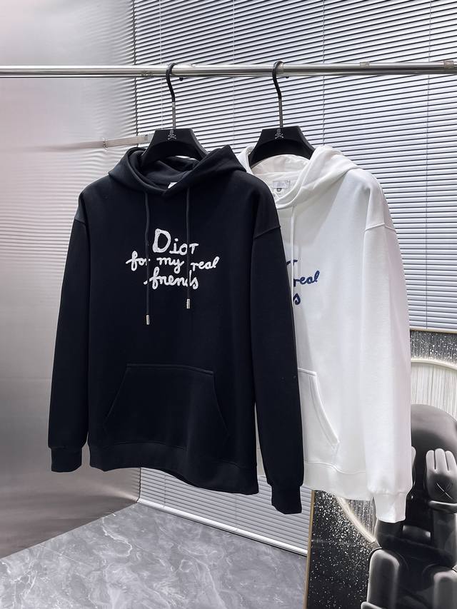 Dior 2025 Spring/Summer New Long-Sleeve Hooded Sweatshirt, High-End Version! Cu