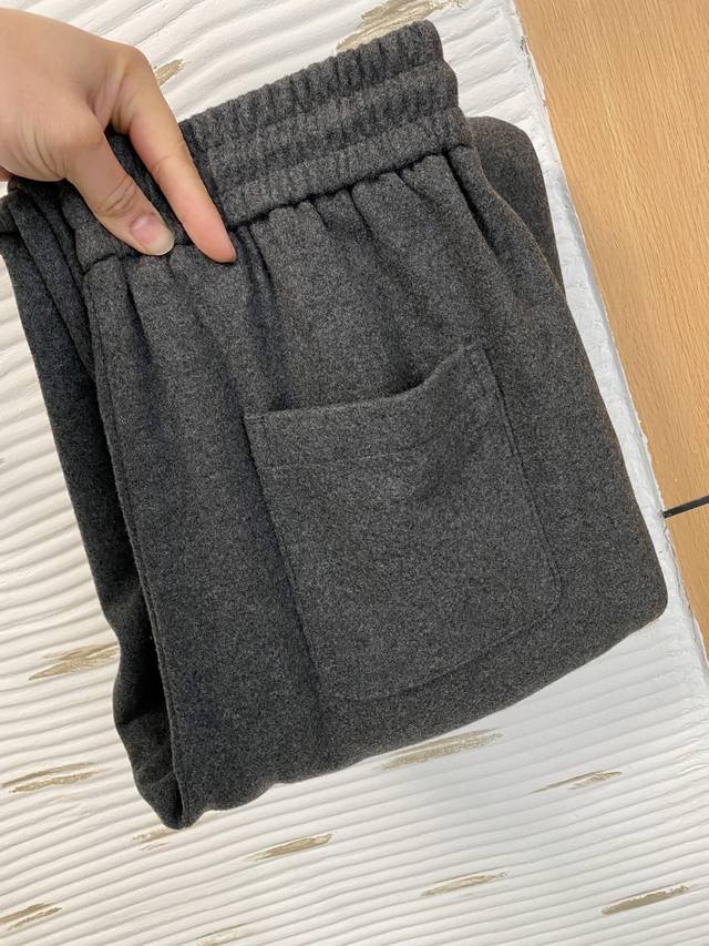 Lp2640 New Autumn/Winter Cashmere Pants. High-quality Italian imported wool fabr