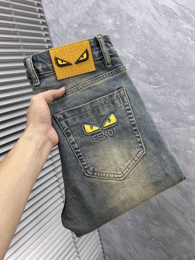 Fd2025 New Men's Jeans - Comfortable and Elastic Fabric. Exclusive Release - Sty