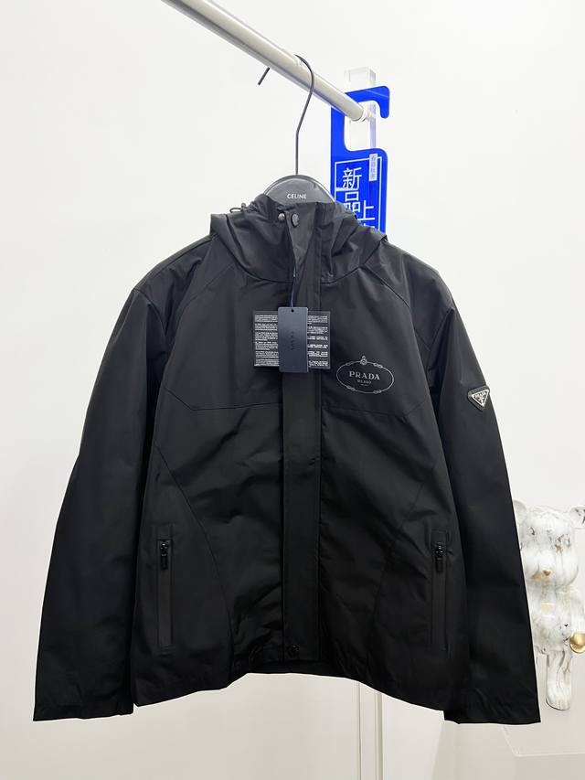 Prada, all tags included, early release of the 2025 Autumn/Winter new men's jac