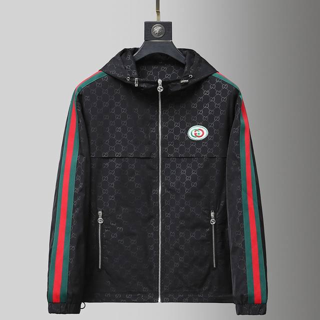 Gucci High-Quality 2025 Spring/Autumn Men's Jacket, High-End Version! Custom-mad