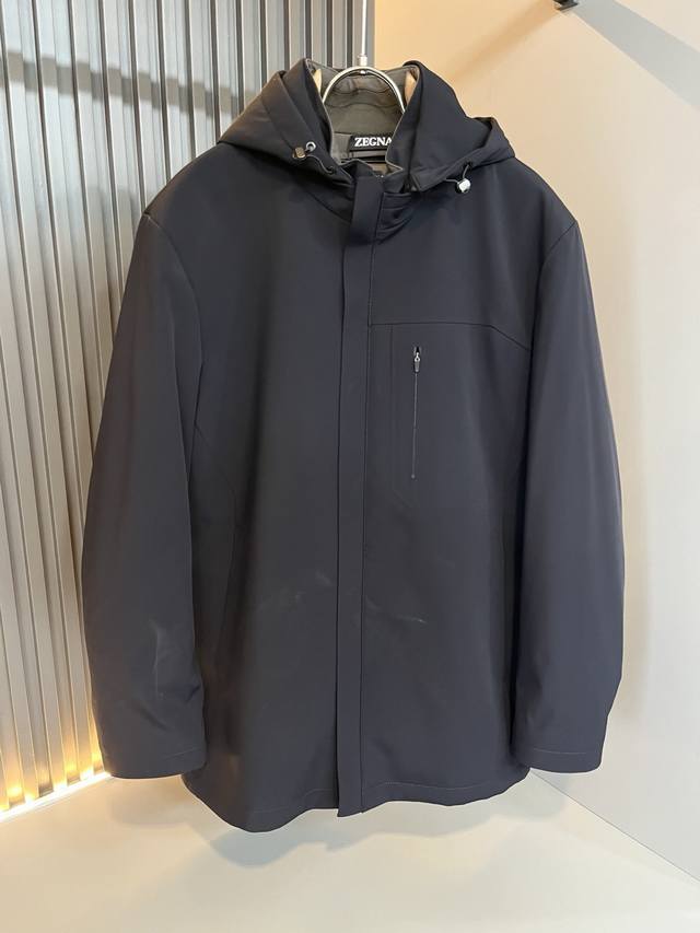 Ermenegildo ZegA 2025 Autumn/Winter New Men's Down Jacket, Mid-Length, Availabl