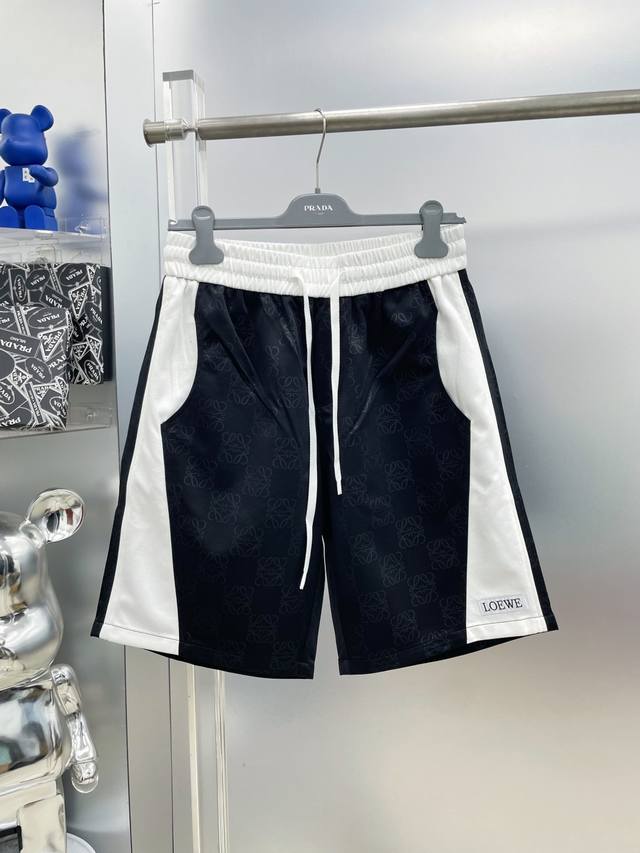 Loewe 2025 Spring/Summer New All-over Print Dark Pattern Color Block Brand Logo