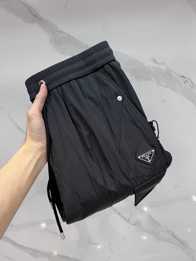 Prada 25Fw Autumn/Winter New Arrival #Thickened Cotton Pants with Thermal Functi