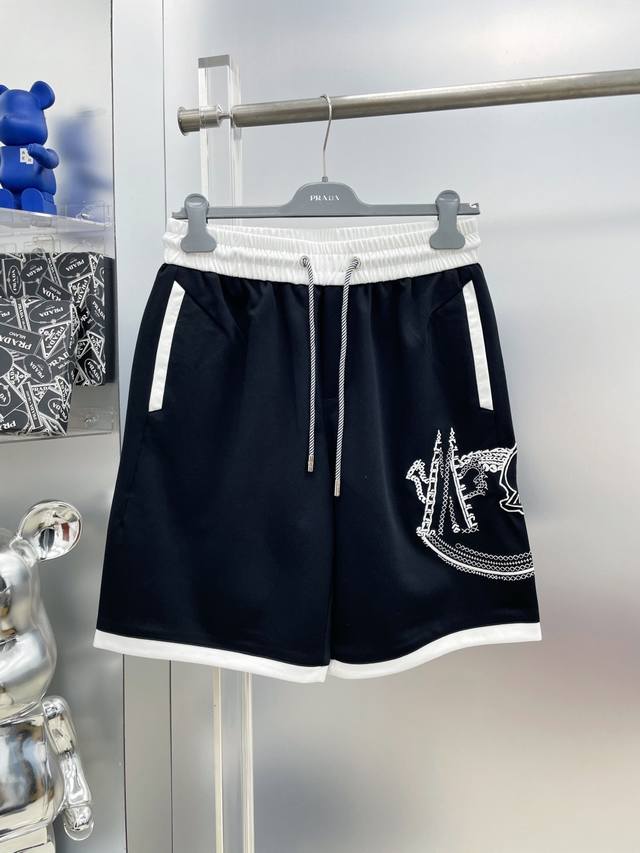 Mon* Moncler 2025 Spring/Summer New Brand Logo Casual Shorts, available simultan