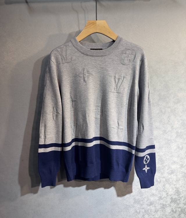 Lv Louis Vuitton 2025 Autumn/Winter New Wool Sweater. High-quality Italian impor