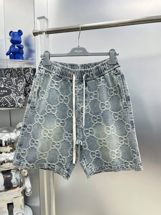 Gu* 2025 Spring/Summer New Brand Logo Shorts, available simultaneously on the of