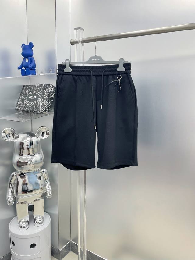 pra*Prada 2025 Summer New Letter Logo Shorts D High-end custom breathable fabric
