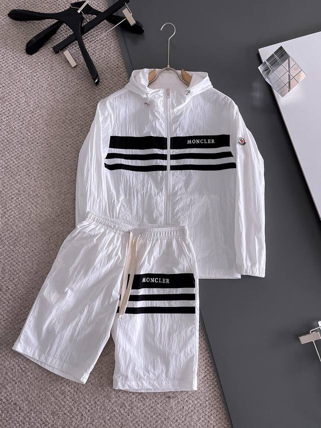 Moncler 2025 Summer Sun Protection Clothing Set, made with imported lightweight