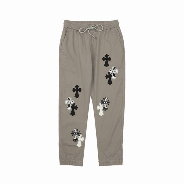 Ch Chrome Hearts Leather Cross Appliqu