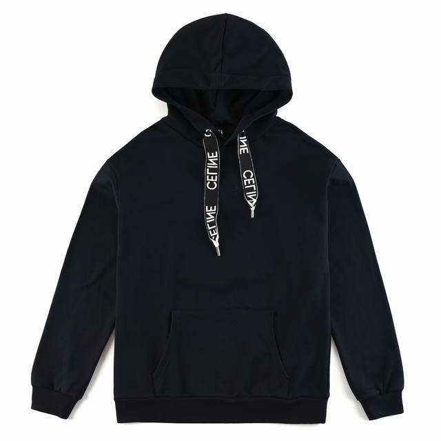 Celine Ribbon Letter Hooded Sweatshirt ( ) Size: SL