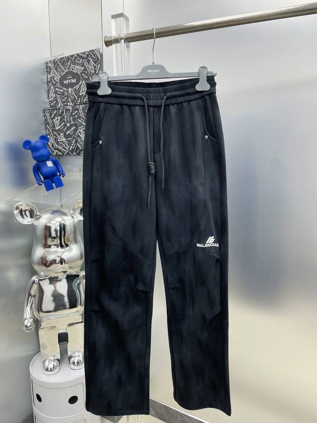 Bal Paris 2025 Spring/Summer New Brand Logo Casual Pants, available simultaneous