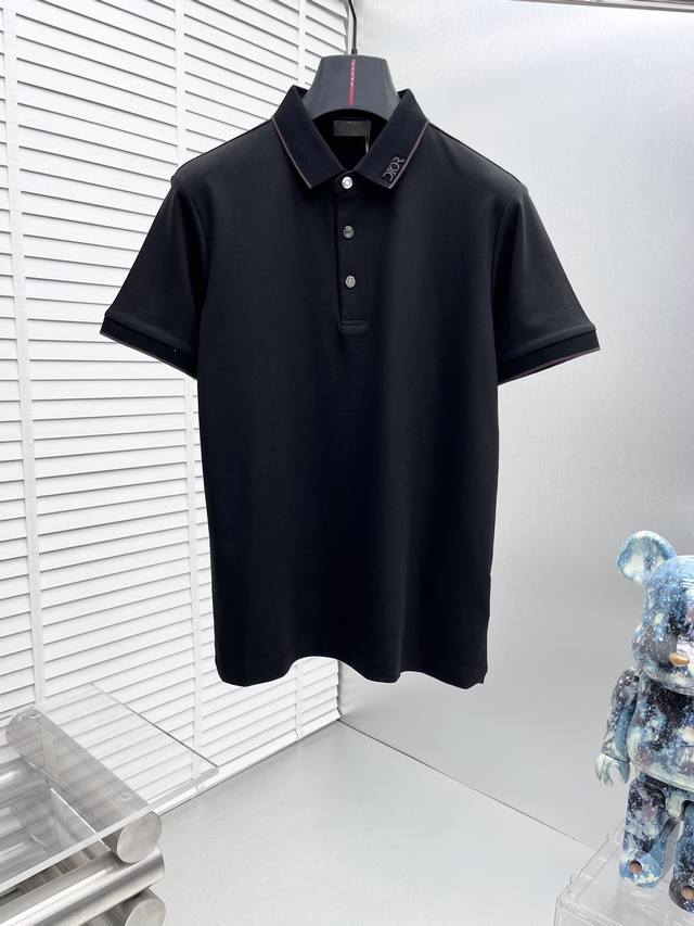 Dio* 25Ss New Casual Business Short-Sleeve Shirt with Lapel Collar. Made with hi