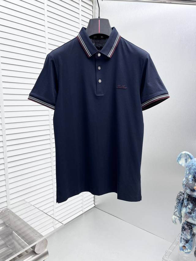 Lp* 25Ss New Casual Business Short-Sleeve Shirt with Lapel Collar. Made with hig