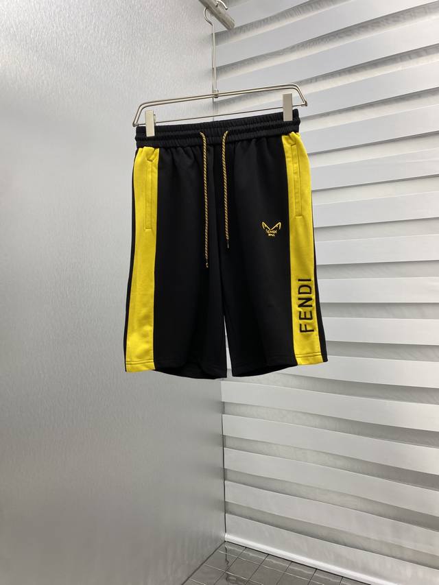 Fen 2025 Summer New Letter Logo Casual Shorts Premium Custom Breathable Fabric,