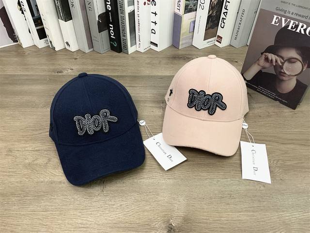 9938##Dior Baseball Cap Casual Flat Cap Versatile Unisex Hat# Adjustable Colors: