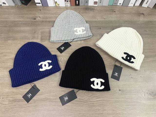9926##Chanel classic beanie, autumn/winter knit, unisex hat# One size fits all.