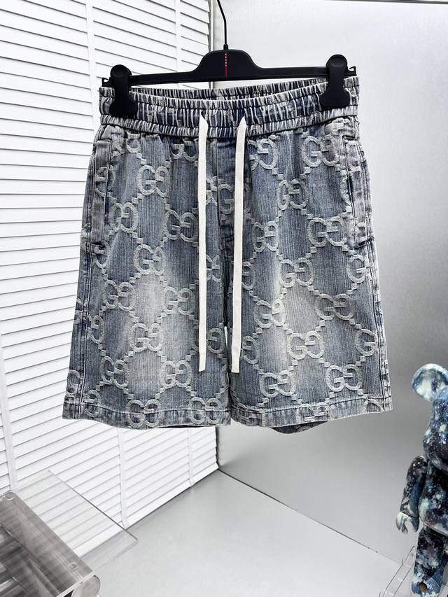 Gucc* 2025 Summer New Casual Shorts! Brand's classic logo casual shorts, custom