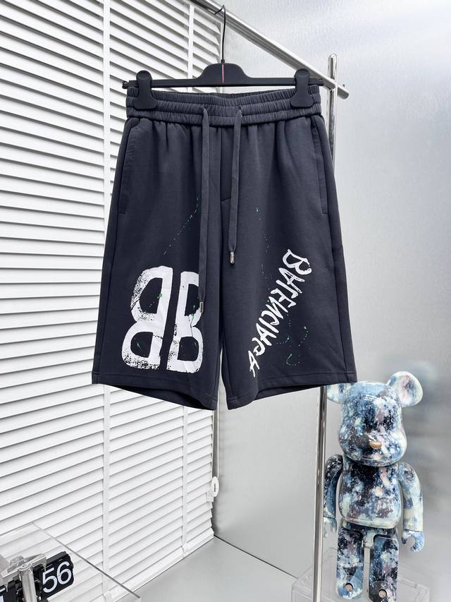 Balenciaga* 2025 Summer New Arrival Shorts, brand new release, made with importe